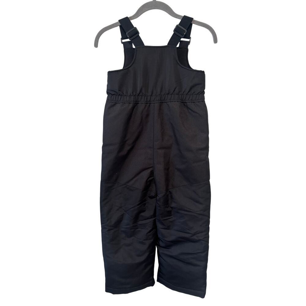 Swiss Tech Kids Snow Bib Overalls Size 5T Black Insulated Ski Snow Pants Winter - Picture 3 of 7